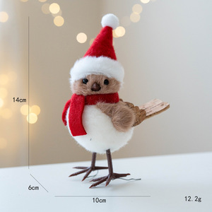 Offre Spéciale : Décoration de Noël – Oiseau en Mousse Rouge Adorable pour Ornements de Fête à Domicile - Product Image 4
