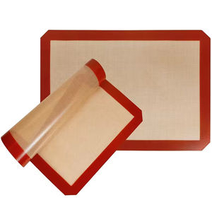 Tapis <span class=keywords><strong>de</strong></span> cuisson en <span class=keywords><strong>fibre</strong></span> <span class=keywords><strong>de</strong></span> <span class=keywords><strong>verre</strong></span> enduit <span class=keywords><strong>de</strong></span> silicone antiadhésif pour biscuits et macarons - Product Image 2