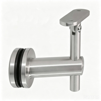 Accessoires de balustrade en verre : Spigots et supports en acier inoxydable pour main courante d'escalier