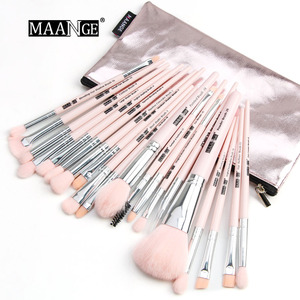 MAANGE ultimi 20 pezzi di pennello all'ingrosso compongono <span class=keywords><strong>accessori</strong></span> set di pennelli con custodia in pu - Product Image 3
