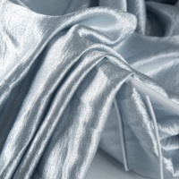 Tissu en mousseline de polyester satinée gaufrée respirante et légère pour foulards, chemisiers, jupes et robes – Vente directe usine 1002