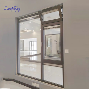 Fenêtre passive Auvent à triple vitrage Aluminium standard Faible valeur U Bonne efficacité énergétique Verre américain <span class=keywords><strong>Prix</strong></span> d'usine Conception graphique - Product Image 5
