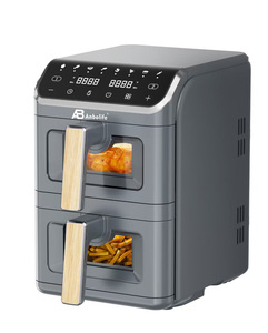 Anbolife <span class=keywords><strong>Friteuse</strong></span> à air double panier 2,5+2,5L avec fenêtre et écran tactile numérique Freidora De Aire <span class=keywords><strong>Ninja</strong></span> - Product Image 2