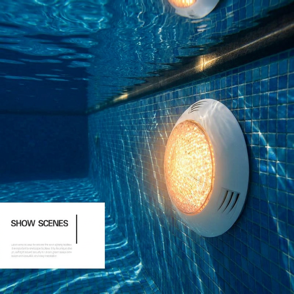 IP68 Waterproof RGB With Remote LED Lighting Underwater Swimming Pool Lights