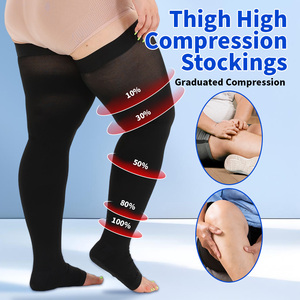 <span class=keywords><strong>Calze</strong></span> a Compressione Medica al Ginocchio 20-30mmHg a Pressione Graduata per Vene Varicose, Edema, Fatica, Unisex per Uso Ospedaliero - Product Image 6
