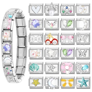 Bracelet tendance en acier inoxydable 304 de la série Insectes, avec sangle élastique et plaque de base en acier, à personnaliser - Product Image 4