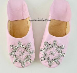 Babouche marocaine à paillettes Pantoufles pour femmes Pantoufles d'été appropriées - Product Image 1