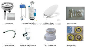 Onderzijde gemonteerde g 1/2 toilet stortbakinlaatklep met verstelbare kogelkraan - Product Image 2