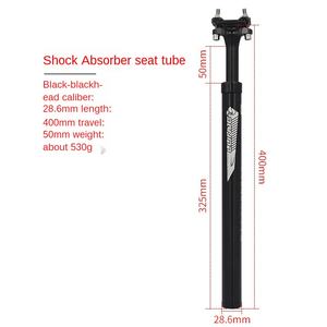 LUNJE <span class=keywords><strong>tige</strong></span> <span class=keywords><strong>de</strong></span> <span class=keywords><strong>selle</strong></span> à Suspension complète, <span class=keywords><strong>amortisseur</strong></span> d'amortissement 27.2 28.6 30.4 30.9 31.6mm x 400mm vtt - Product Image 6