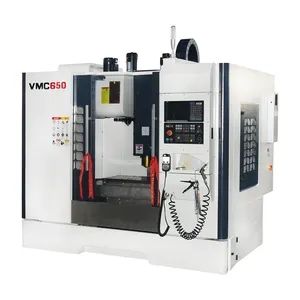 Nhà Máy Trực Tiếp 3 Trục 4 Trục 5 Trục Máy Phay Trung Tâm VMC650 VMC Máy CNC Dọc Trung Tâm Gia Công Cho Khuôn quá Trình