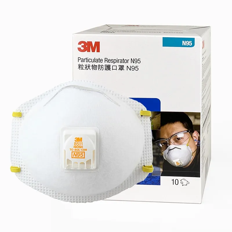 Respirateur 3 m 8511 kn 95 avec filtre à Valve respirateur Non tissé, 10 pièces/boîte