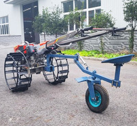 Tracteur à chenilles à haute efficacité en vente chaude, cultivateur, mini tracteur à chenilles à 2 roues, motoculteur agricole