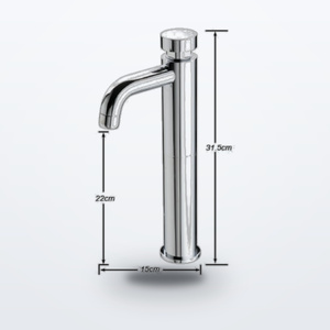 Grifo de Lavabo de Latón Cromado de Fácil Instalación para Montaje en Cubierta, Venta al por Mayor del Fabricante - Product Image 4