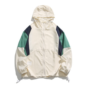 Estate Ultra-sottile UPF50 + <span class=keywords><strong>ghiaccio</strong></span> giacca <span class=keywords><strong>di</strong></span> seta allenatore chiusura con cerniera colletto personalizzabile Casual allentato Design per la protezione solare - Product Image 2