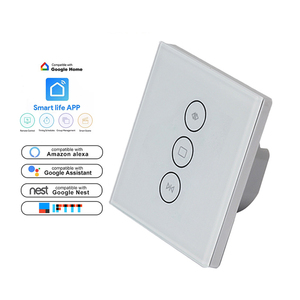<span class=keywords><strong>Interrupteur</strong></span> EU UK pour <span class=keywords><strong>Volet</strong></span> Roulant, Panneau Tactile, Télécommande, Produits Domotiques Intelligents Tuya, Commutateurs Muraux WiFi pour Rideaux - Product Image 1