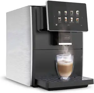 Barra personalizada bomba italiana multi-idioma máquina para hacer café para la preparación de aperitivos máquina de café automática