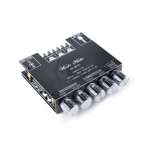 ZK-MT21 <span class=keywords><strong>50W</strong></span>*2+<span class=keywords><strong>100W</strong></span> Placa Amplificadora de Potencia Digital Compatible con <span class=keywords><strong>Bluetooth</strong></span>, Subwoofer de <span class=keywords><strong>2.1</strong></span> Canales, <span class=keywords><strong>Amplificador</strong></span> de Audio de 12V-24V - Product Image 1