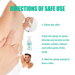 EELHOE Fragancia Corporal en Spray Unisex Té Verde <span class=keywords><strong>Desodorante</strong></span> para Axilas Antitranspirante Antiolor Refrescante - Product Image 3