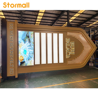 Enseigne lumineuse directionnelle extérieure personnalisée en aluminium pour signalétique publicitaire et enseigne de magasin