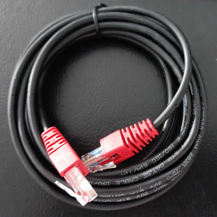 Cable cruzado T1 E1 RJ45, interruptores de red de Color rojo, naranja y ...