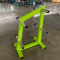 Support de rangement pour plaques de musculation robuste, organisateur de plaques de poids pour salle de sport commerciale