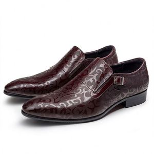 Original Luxury Designer Men's <b>Pointed</b> Toe Shoes Breathable Cowhide Casual Office Lace-Up Closure Anti-Slip for Spring/Summer - Product Image 6