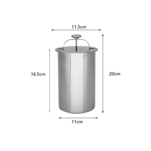 Prensa Casera para Cocinar Carne, Olla para Cocinar Tocino, Prensa para Carne de Acero Inoxidable, Prensa para Jamón con Termómetro - Product Image 3