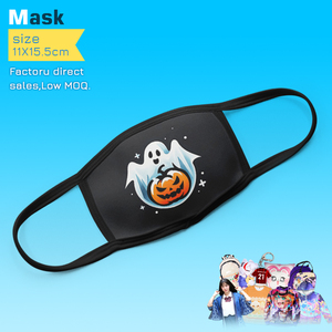 Masker Wajah musim dingin tahan angin, masker wajah Anime motif kustom cuaca dingin elastis bersirkulasi udara - Product Image 4