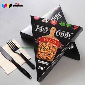 folding paper pizza slice box
