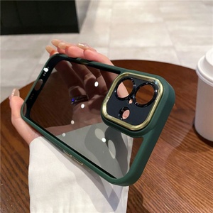 Funda Protectora de Lujo para Teléfono, Resistente a Impactos, con Anillo de Lente Metálico Electrochapado, TPU y PC Rígido Transparente, para iPhone 16 Pro Max 15 14 13 - Product Image 5