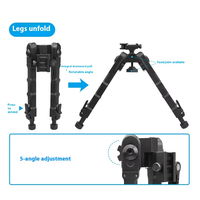 Trépied de tir extensible en bambou V9 Premium pour l'extérieur, accessoire de plein air