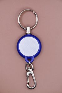 Porte-clés rétractable en ABS de qualité supérieure, 35 mm x 52 mm, fabriqué à Taïwan, pour cartes de visite, badge, clip, porte-carte, accessoire, sans danger pour les enfants - Product Image 4