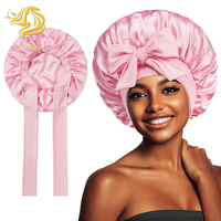 Nouveau Filet à Cheveux Réglable Caps Protecteur de Cheveux de Nuit Bigoudi Bonnet 2 en 1 Perruque en Satin Bonnet de Sommeil