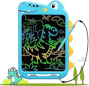 Lavagna LCD per bambini, giocattoli per bambini, ragazze per ragazzi e ragazze colorato Doodle Board <span class=keywords><strong>da</strong></span> <span class=keywords><strong>disegno</strong></span> Pad, apprendimento di giocattoli educativi - Product Image 4