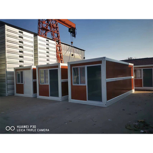 Casa de contenedores de paquete plano prefabricada de lujo modular plegable movible de 20 pies <span class=keywords><strong>para</strong></span> toda la red - Product Image 5
