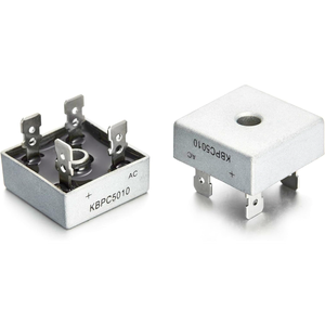 Diodo Rectificador de Puente KBPC5010 1000V 50A, Módulo Rectificador Monofásico de Onda Completa de CA a CC para Fuente de Alimentación y Electrónica - Product Image 1