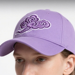 Gorra de Béisbol Deportiva Snapback de 5/6 Paneles con Logotipo Personalizado al por Mayor, Bordado de Nubes, 100% Algodón para Hombre y Mujer, Verano - Product Image 2
