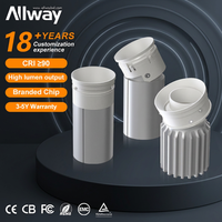 ALLWAY Downlight LED Commercial Orientable et Réglable en Couleur, Montage en Saillie pour Maison, Magasin, Hôtel, Bureau