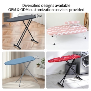 <span class=keywords><strong>Planche</strong></span> <span class=keywords><strong>à</strong></span> <span class=keywords><strong>repasser</strong></span> pliable réglable en hauteur <span class=keywords><strong>pour</strong></span> la maison avec housse imprimée résistante <span class=keywords><strong>à</strong></span> la chaleur - Product Image 3