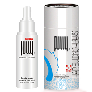 Fibres capillaires densifiantes 23g Poudre noire pour épaissir et redensifier les cheveux pour hommes et femmes - Product Image 4