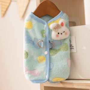 เสื้อกั๊กแมวขนฟูแบบมีฮู้ด MOM PUPU 3D ลายหมี สำหรับแมวไร้ขน ใส่สบายในฤดูหนาว ซักเครื่องได้ สีน้ำตาล Lomi/สีน้ำเงิน <span class=keywords><strong>Bundy</strong></span> - Product Image 2