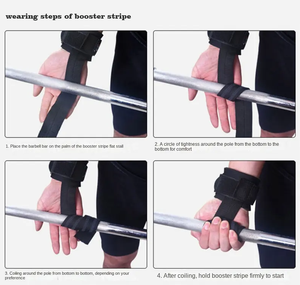 Yufeng sangles de levage personnalisées protège-<span class=keywords><strong>poignet</strong></span> pour haltérophilie musculation MMA dynamophilie musculation pour hommes femmes - Product Image 4