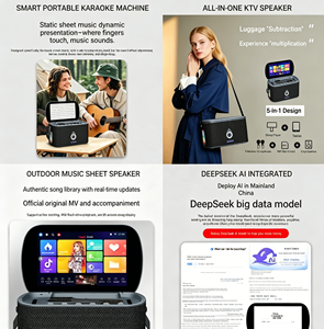 Nuevo Altavoz de Karaoke Inteligente 2026 con Pantalla para Partituras - Control por Voz con IA para Músicos - Product Image 4