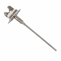 Sonde thermocouple blindée de type K avec montage à bride filetée WRNK-101 SS304 pour le contrôle de la température des fours industriels