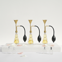 Nouvelle conception créative – Flacon testeur double couche en laiton en forme de gourde pour huiles essentielles, café, SPA et parfums – Idéal pour la beauté