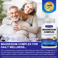 VEGONAUD GMP Complexe de Magnésium 8-en-1 Nutribraine Premium – Capsules de Magnésium pour Adultes pour le Soutien Cognitif, la Densité Osseuse et le Sommeil