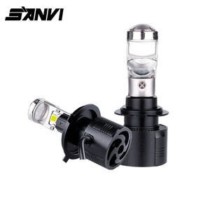 Sanvi Factory Price 35W LED Headlights <b>H4</b> H7 H11 9005 9006 Mini LED Projector Lens Headlamp LED Csp Lamp Auto Retrofit Kits - Product Image 2
