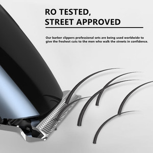 Diseño profesional T Blade <span class=keywords><strong>Barba</strong></span> Hair Trimmer Máquina <span class=keywords><strong>de</strong></span> afeitar Cortapelos <span class=keywords><strong>Comprar</strong></span> en línea Nuevo para hombres Eléctrico Usb Acero inoxidable - Product Image 4