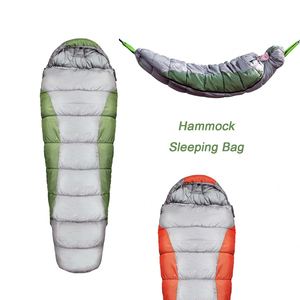 Hamaca Impermeable de Terileno para Acampar al Aire Libre, Saco de Dormir Compacto Tipo Momia con Compresión - Product Image 1