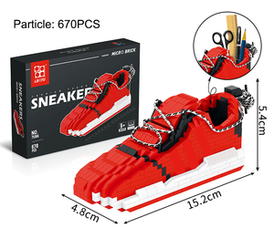 Mini Bloques de Construcción de Zapatillas Deportivas, Modelo de Bloques de Construcción, Nano Partículas, Zapatillas de Baloncesto, Bloques de Plástico, Juguetes para Niños - Product Image 2